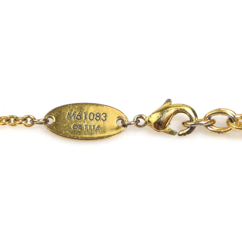 LOUIS VUITTON Gold Necklace - Picture 7 of 10